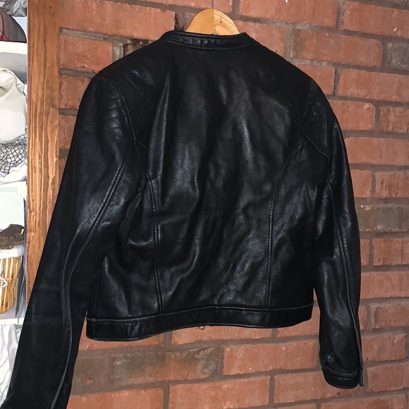 Danier leather moto jacket | Black | Size Small - Picture 3 of 3